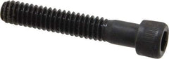 Unbrako - 1/4-20 UNC Hex Socket Drive, Socket Cap Screw - Alloy Steel, Black Oxide Finish, 1-1/2" Length Under Head - Eagle Tool & Supply