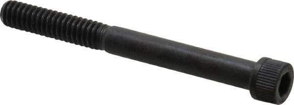 Unbrako - 1/4-20 UNC Hex Socket Drive, Socket Cap Screw - Alloy Steel, Black Oxide Finish, 2-1/2" Length Under Head - Eagle Tool & Supply