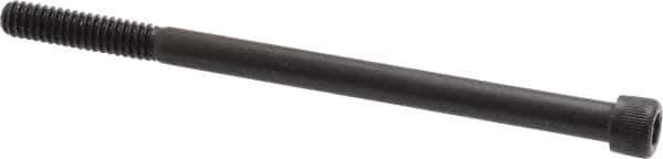 Unbrako - 1/4-20 UNC Hex Socket Drive, Socket Cap Screw - Alloy Steel, Black Oxide Finish, 4" Length Under Head - Eagle Tool & Supply