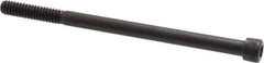 Unbrako - 1/4-20 UNC Hex Socket Drive, Socket Cap Screw - Alloy Steel, Black Oxide Finish, 4" Length Under Head - Eagle Tool & Supply