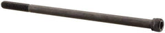 Unbrako - 1/4-20 UNC Hex Socket Drive, Socket Cap Screw - Alloy Steel, Black Oxide Finish, 5" Length Under Head - Eagle Tool & Supply