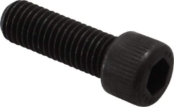 Unbrako - 1/4-28 UNF Hex Socket Drive, Socket Cap Screw - Alloy Steel, Black Oxide Finish, 3/4" Length Under Head - Eagle Tool & Supply