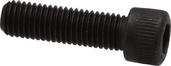 Unbrako - 1/4-28 UNF Hex Socket Drive, Socket Cap Screw - Alloy Steel, Black Oxide Finish, 7/8" Length Under Head - Eagle Tool & Supply
