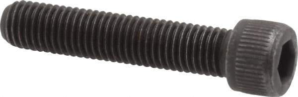 Unbrako - 1/4-28 UNF Hex Socket Drive, Socket Cap Screw - Alloy Steel, Black Oxide Finish, 1-1/4" Length Under Head - Eagle Tool & Supply