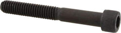 Unbrako - 5/16-18 UNC Hex Socket Drive, Socket Cap Screw - Alloy Steel, Black Oxide Finish, 2-1/2" Length Under Head - Eagle Tool & Supply