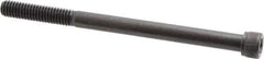 Unbrako - 5/16-18 UNC Hex Socket Drive, Socket Cap Screw - Alloy Steel, Black Oxide Finish, 4-1/2" Length Under Head - Eagle Tool & Supply