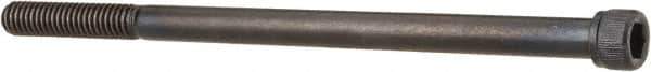 Unbrako - 5/16-18 UNC Hex Socket Drive, Socket Cap Screw - Alloy Steel, Black Oxide Finish, 5-1/2" Length Under Head - Eagle Tool & Supply