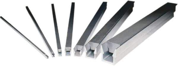 Mitee-Bite - 3/8" Width, Steel, Wedge Clamp Stock - Wedge Shaped - Eagle Tool & Supply