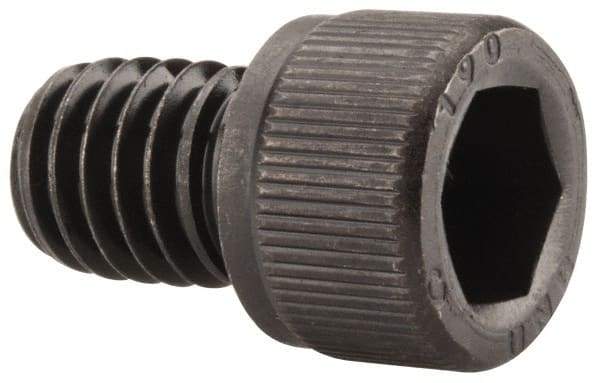 Unbrako - 3/8-16 UNC Hex Socket Drive, Socket Cap Screw - Alloy Steel, Black Oxide Finish, 1/2" Length Under Head - Eagle Tool & Supply
