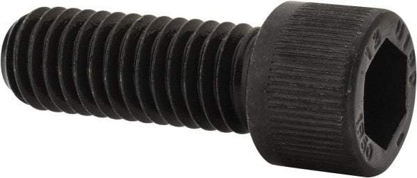 Unbrako - 7/16-14 UNC Hex Socket Drive, Socket Cap Screw - Alloy Steel, Black Oxide Finish, 1-1/4" Length Under Head - Eagle Tool & Supply