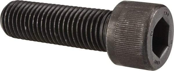 Unbrako - 1-8 UNC Hex Socket Drive, Socket Cap Screw - Alloy Steel, Black Oxide Finish, 3-1/4" Length Under Head - Eagle Tool & Supply
