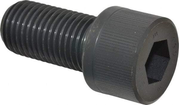 Unbrako - 1-1/4 - 7 UNC Hex Socket Drive, Socket Cap Screw - Alloy Steel, Black Oxide Finish, 2-1/2" Length Under Head - Eagle Tool & Supply