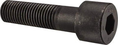 Unbrako - 1-1/4 - 7 UNC Hex Socket Drive, Socket Cap Screw - Alloy Steel, Black Oxide Finish, 4-1/2" Length Under Head - Eagle Tool & Supply