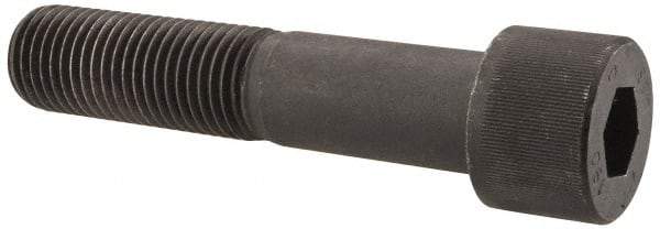 Unbrako - 1-1/4 - 7 UNC Hex Socket Drive, Socket Cap Screw - Alloy Steel, Black Oxide Finish, 6" Length Under Head - Eagle Tool & Supply