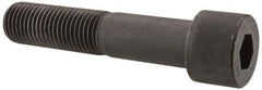 Unbrako - 1-1/4 - 7 UNC Hex Socket Drive, Socket Cap Screw - Alloy Steel, Black Oxide Finish, 6" Length Under Head - Eagle Tool & Supply