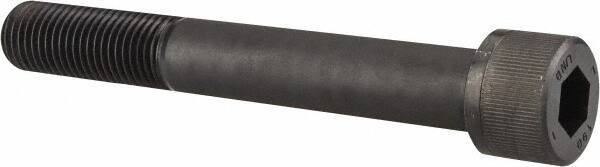 Unbrako - 1-1/4 - 7 UNC Hex Socket Drive, Socket Cap Screw - Alloy Steel, Black Oxide Finish, 9" Length Under Head - Eagle Tool & Supply