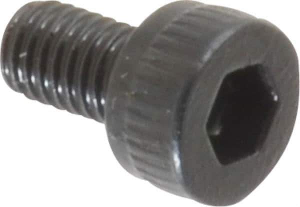 Unbrako - M3x0.50 Metric Coarse Hex Socket Drive, Socket Cap Screw - Grade 12.9 Alloy Steel, Black Oxide Finish, 5mm Length Under Head - Eagle Tool & Supply