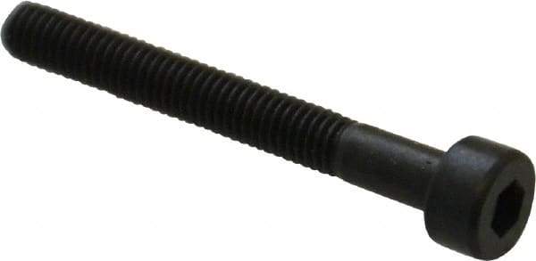 Unbrako - M3x0.50 Metric Coarse Hex Socket Drive, Socket Cap Screw - Grade 12.9 Alloy Steel, Black Oxide Finish, 25mm Length Under Head - Eagle Tool & Supply