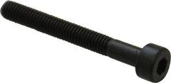 Unbrako - M3x0.50 Metric Coarse Hex Socket Drive, Socket Cap Screw - Grade 12.9 Alloy Steel, Black Oxide Finish, 25mm Length Under Head - Eagle Tool & Supply