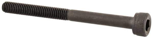 Unbrako - M3x0.50 Metric Coarse Hex Socket Drive, Socket Cap Screw - Grade 12.9 Alloy Steel, Black Oxide Finish, 35mm Length Under Head - Eagle Tool & Supply