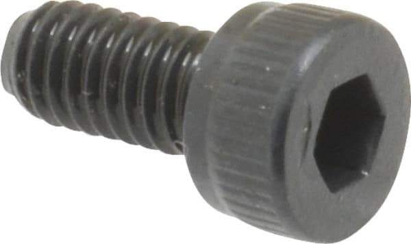 Unbrako - M4x0.70 Metric Coarse Hex Socket Drive, Socket Cap Screw - Grade 12.9 Alloy Steel, Black Oxide Finish, 8mm Length Under Head - Eagle Tool & Supply
