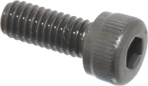 Unbrako - M4x0.70 Metric Coarse Hex Socket Drive, Socket Cap Screw - Grade 12.9 Alloy Steel, Black Oxide Finish, 10mm Length Under Head - Eagle Tool & Supply