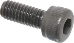Unbrako - M4x0.70 Metric Coarse Hex Socket Drive, Socket Cap Screw - Grade 12.9 Alloy Steel, Black Oxide Finish, 10mm Length Under Head - Eagle Tool & Supply
