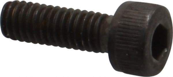 Unbrako - M4x0.70 Metric Coarse Hex Socket Drive, Socket Cap Screw - Grade 12.9 Alloy Steel, Black Oxide Finish, 12mm Length Under Head - Eagle Tool & Supply