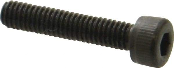 Unbrako - M4x0.70 Metric Coarse Hex Socket Drive, Socket Cap Screw - Grade 12.9 Alloy Steel, Black Oxide Finish, 20mm Length Under Head - Eagle Tool & Supply