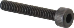 Unbrako - M4x0.70 Metric Coarse Hex Socket Drive, Socket Cap Screw - Grade 12.9 Alloy Steel, Black Oxide Finish, 25mm Length Under Head - Eagle Tool & Supply