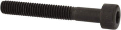 Unbrako - M4x0.70 Metric Coarse Hex Socket Drive, Socket Cap Screw - Grade 12.9 Alloy Steel, Black Oxide Finish, 30mm Length Under Head - Eagle Tool & Supply