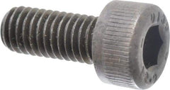 Unbrako - M5x0.80 Metric Coarse Hex Socket Drive, Socket Cap Screw - Grade 12.9 Alloy Steel, Black Oxide Finish, 12mm Length Under Head - Eagle Tool & Supply