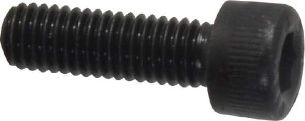 Unbrako - M5x0.80 Metric Coarse Hex Socket Drive, Socket Cap Screw - Grade 12.9 Alloy Steel, Black Oxide Finish, 16mm Length Under Head - Eagle Tool & Supply