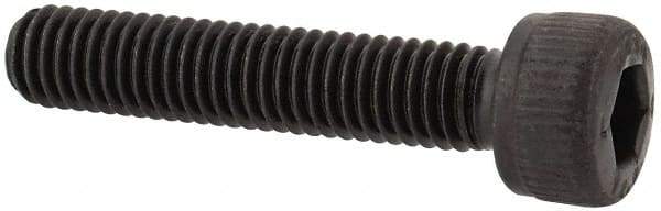 Unbrako - M5x0.80 Metric Coarse Hex Socket Drive, Socket Cap Screw - Grade 12.9 Alloy Steel, Black Oxide Finish, 25mm Length Under Head - Eagle Tool & Supply