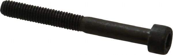 Unbrako - M5x0.80 Metric Coarse Hex Socket Drive, Socket Cap Screw - Grade 12.9 Alloy Steel, Black Oxide Finish, 45mm Length Under Head - Eagle Tool & Supply