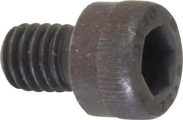 Unbrako - M6x1.00 Metric Coarse Hex Socket Drive, Socket Cap Screw - Grade 12.9 Alloy Steel, Black Oxide Finish, 8mm Length Under Head - Eagle Tool & Supply