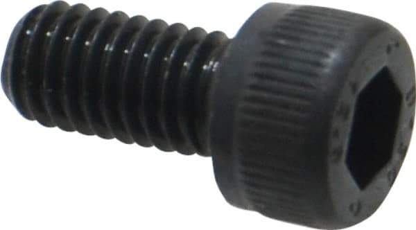 Unbrako - M6x1.00 Metric Coarse Hex Socket Drive, Socket Cap Screw - Grade 12.9 Alloy Steel, Black Oxide Finish, 12mm Length Under Head - Eagle Tool & Supply