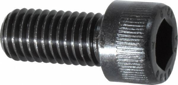 Unbrako - M12x1.75 Metric Coarse Hex Socket Drive, Socket Cap Screw - Grade 12.9 Alloy Steel, Black Oxide Finish, 25mm Length Under Head - Eagle Tool & Supply