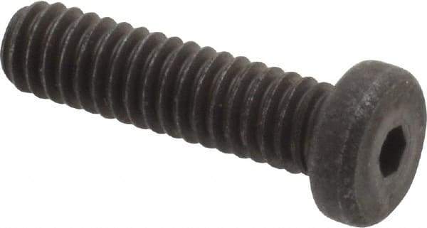 Unbrako - #8-32 UNC Hex Socket Drive, Low Socket Cap Screw - Alloy Steel, Black Oxide Finish, 5/8" Length Under Head - Eagle Tool & Supply