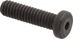 Unbrako - #8-32 UNC Hex Socket Drive, Low Socket Cap Screw - Alloy Steel, Black Oxide Finish, 5/8" Length Under Head - Eagle Tool & Supply
