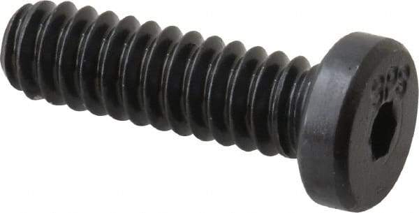 Unbrako - #10-24 UNC Hex Socket Drive, Low Socket Cap Screw - Alloy Steel, Black Oxide Finish, 5/8" Length Under Head - Eagle Tool & Supply