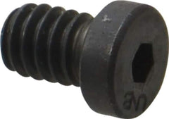 Unbrako - 1/4-20 UNC Hex Socket Drive, Low Socket Cap Screw - Alloy Steel, Black Oxide Finish, 3/8" Length Under Head - Eagle Tool & Supply