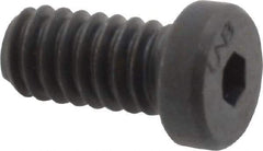 Unbrako - 1/4-20 UNC Hex Socket Drive, Low Socket Cap Screw - Alloy Steel, Black Oxide Finish, 1/2" Length Under Head - Eagle Tool & Supply
