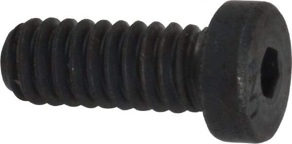 Unbrako - 1/4-20 UNC Hex Socket Drive, Low Socket Cap Screw - Alloy Steel, Black Oxide Finish, 5/8" Length Under Head - Eagle Tool & Supply