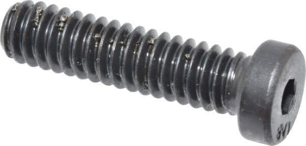 Unbrako - 1/4-20 UNC Hex Socket Drive, Low Socket Cap Screw - Alloy Steel, Black Oxide Finish, 1" Length Under Head - Eagle Tool & Supply