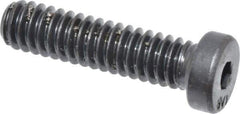 Unbrako - 1/4-20 UNC Hex Socket Drive, Low Socket Cap Screw - Alloy Steel, Black Oxide Finish, 1" Length Under Head - Eagle Tool & Supply