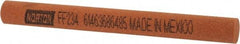 Norton - 4" Long x 3/8" Diam x 3/8" Thick, Aluminum Oxide Sharpening Stone - Round, Fine Grade - Eagle Tool & Supply