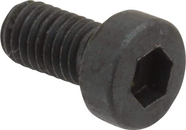 Unbrako - M5x0.80 Metric Coarse Hex Socket Drive, Low Socket Cap Screw - Grade 10.9 Alloy Steel, Black Oxide Finish, 10mm Length Under Head - Eagle Tool & Supply