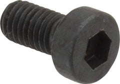 Unbrako - M5x0.80 Metric Coarse Hex Socket Drive, Low Socket Cap Screw - Grade 10.9 Alloy Steel, Black Oxide Finish, 10mm Length Under Head - Eagle Tool & Supply