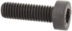 Unbrako - M5x0.80 Metric Coarse Hex Socket Drive, Low Socket Cap Screw - Grade 10.9 Alloy Steel, Black Oxide Finish, 16mm Length Under Head - Eagle Tool & Supply